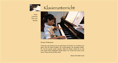 Desktop Screenshot of professioneller-klavierunterricht.de