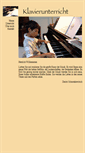 Mobile Screenshot of professioneller-klavierunterricht.de